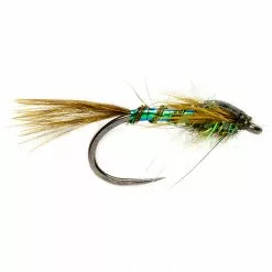 Fulling Mill Flies Mailman Nymph Green Drake Barbless