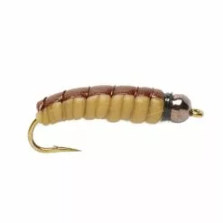 Fulling Mill Shafer's Gummy Crane Brown Tungsten Beadhead