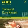 RIO TECHNICAL EURO NYMPH LEADER WITH TIPPET RING