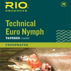 RIO TECHNICAL EURO NYMPH LEADER WITH TIPPET RING