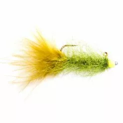 Fulling Mill TFP Balanced Leech Olive & Chartruese Flies