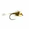 Fulling Mill Skinny Quill Nymph Olive Tungsten Beadhead Barbless Flies