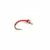 Fulling Mill Zebra Midge Red Tungsten Beadhead