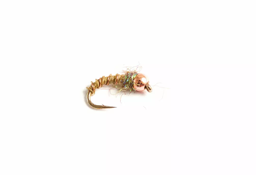Fulling Mill Flies Biot Pupa Olive & Copper