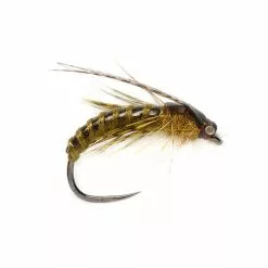 Fulling Mill Flies McPhail Caddis Pupa Olive Barbless