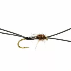 Fulling Mill Flagler's Little Black Stone Nymph Flies