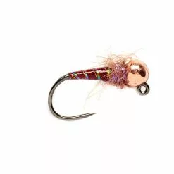 Fulling Mill Espresso Midge Claret Barbless Flies