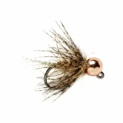 Fulling Mill Tung Bomb March Brown Jig Barbless Flies