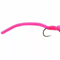 Fulling Mill Flies Squirminator Hot Head Jig Hot Pink Barbless