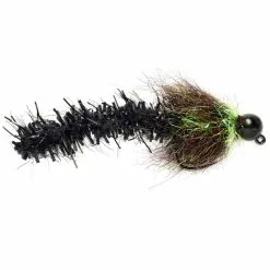 Fulling Mill Roly's Poly Leech Black Barbless Flies