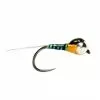 Fulling Mill Pearl & Orange Barbless Flies