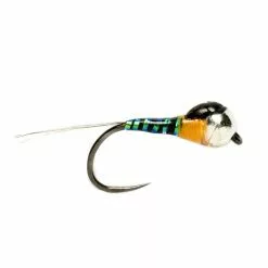 Fulling Mill Pearl & Orange Barbless Flies