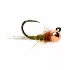 Fulling Mill Roza's Olive Nymph Barbless