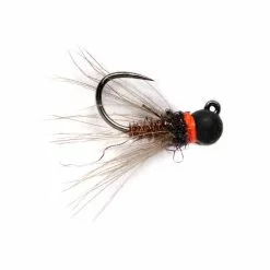 Fulling Mill Flies CDC PT Jig Matte Black Barbless