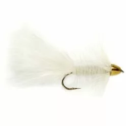 Fulling Mill Woolly Bugger White Conehead Flies