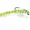 Fulling Mill Belly Scratcher Minnow Chartruese & Black
