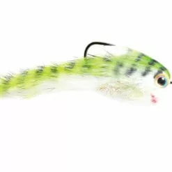 Fulling Mill Belly Scratcher Minnow Chartruese & Black