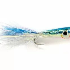 Fulling Mill Flies Mylar Popper Blue & White