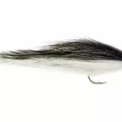 Fulling Mill Two Tone Brushy Black & White Flies