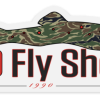 TCO Fly Shop Fly Fishing Stickers TCO Sticker - Camo Trout