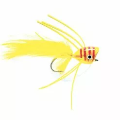 Fulling Mill Bass Popper Yellow & Red