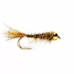Fulling Mill Flies Hare's Ear Flashback Nymph Tungsten Beadhead