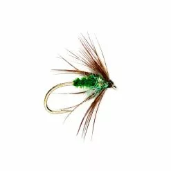 Fulling Mill Sparkle Soft Hackle Caddis Green Flies