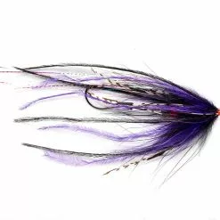 Fulling Mill Saffarek's Skeena Spey Black & Purple Flies