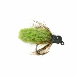 Fulling Mill Flies Mop Fly Chartreuse Barbless