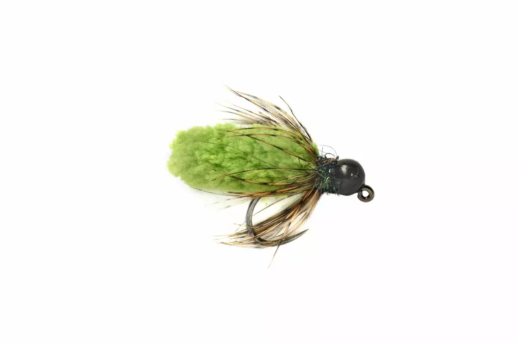 Fulling Mill Flies Mop Fly Chartreuse Barbless