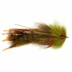 Fulling Mill Flies Schultzy's Single Fly Cray Olive