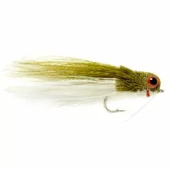 Fulling Mill Flies Rattlin Baitfish Olive & White