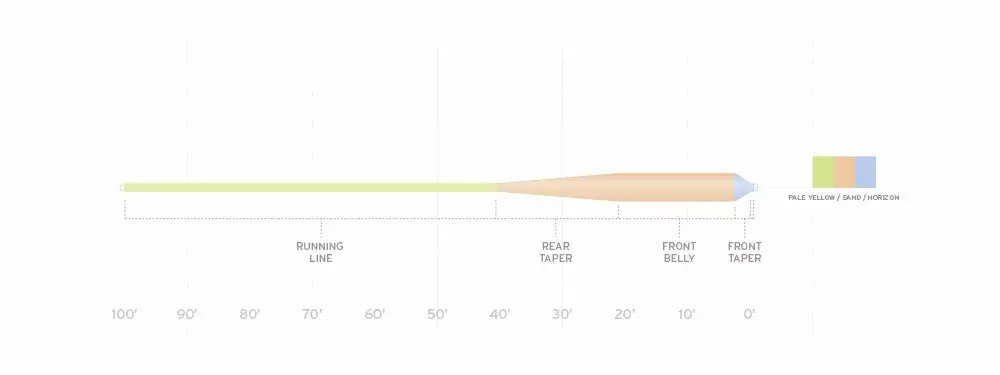 Fly Lines SCIENTIFIC ANGLERS AMPLITUDE SMOOTH - GRAND SLAM TAPER
