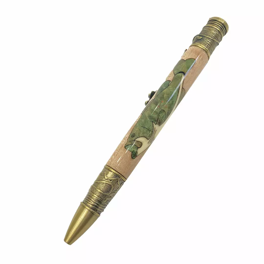 TCO Fly Shop Gifts Custom Etched Wooden Pen