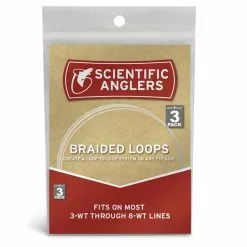 SCIENTIFIC ANGLERS Braided Loops - 3 Pack Fly Lines
