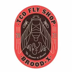 TCO Fly Shop Summer Of Cicadas Sticker