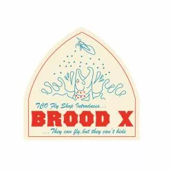 TCO Fly Shop Fly Fishing Stickers TCO Introduces Brood X Sticker