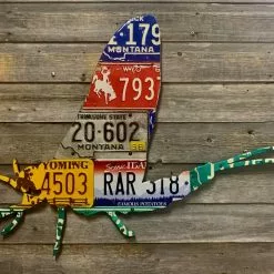 Cody Richardson Art - Mixed State Mayfly License Plate Art