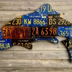 Gifts Cody Richardson Art - California Large 4-Foot Trout License Plate Art