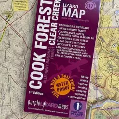 Books & Videos Purple Lizard Map - Cook Forest/Clear Creek