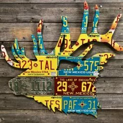 Gifts Cody Richardson Art - New Mexico Elk License Plate Art