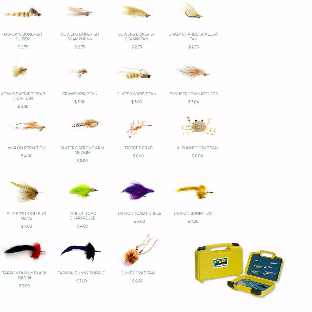 TCO Fly Shop Flies Fly Assortment For Cuba