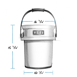 Camp Kitchen Yeti LoadOut 5 Gallon Bucket
