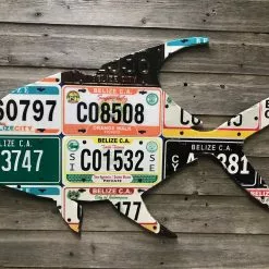 Gifts Cody Richardson Art - Belize Grand Slam License Plate Art Bundle (Permit/Tarpon/Bonefish)