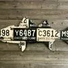 Cody Richardson Art - Rhode Island Striped Bass License Plate Art Gifts