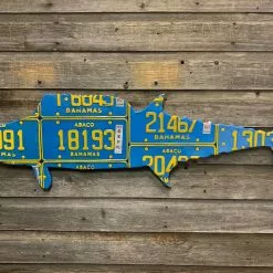Cody Richardson Art - Bahamas Wahoo License Plate Art