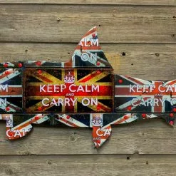 Gifts Cody Richardson Art - Keep Calm And Carry On Bonefish License Plate Art