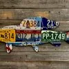 Cody Richardson Art - Mixed Western Grayling License Plate Art
