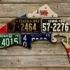 Gifts Cody Richardson Art - Iowa Antique Trout License Plate Art