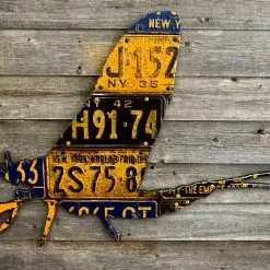 Gifts Cody Richardson Art - New York Mayfly Antique License Plate Art